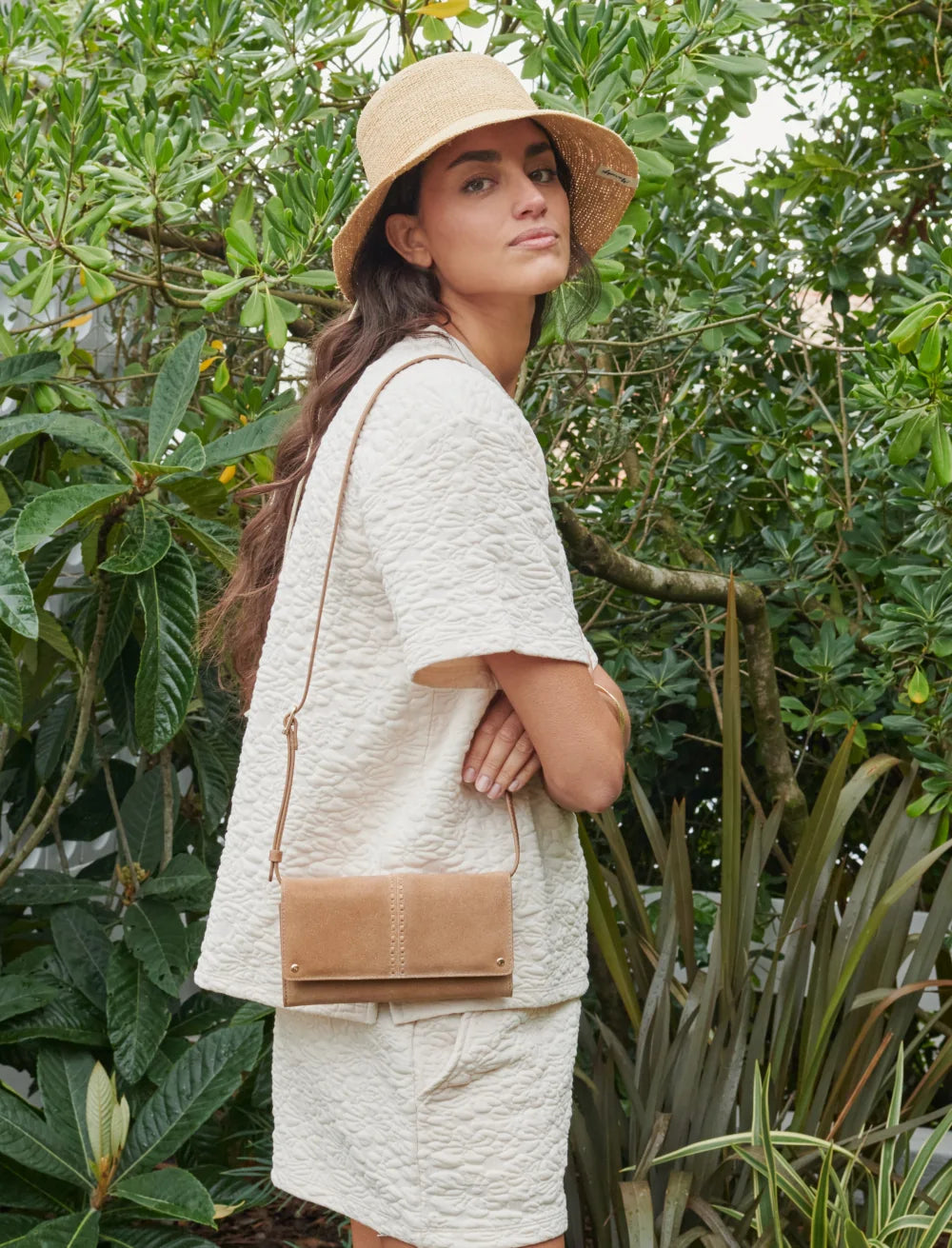 Suedin Leather Bag - Gina - مستلزمات