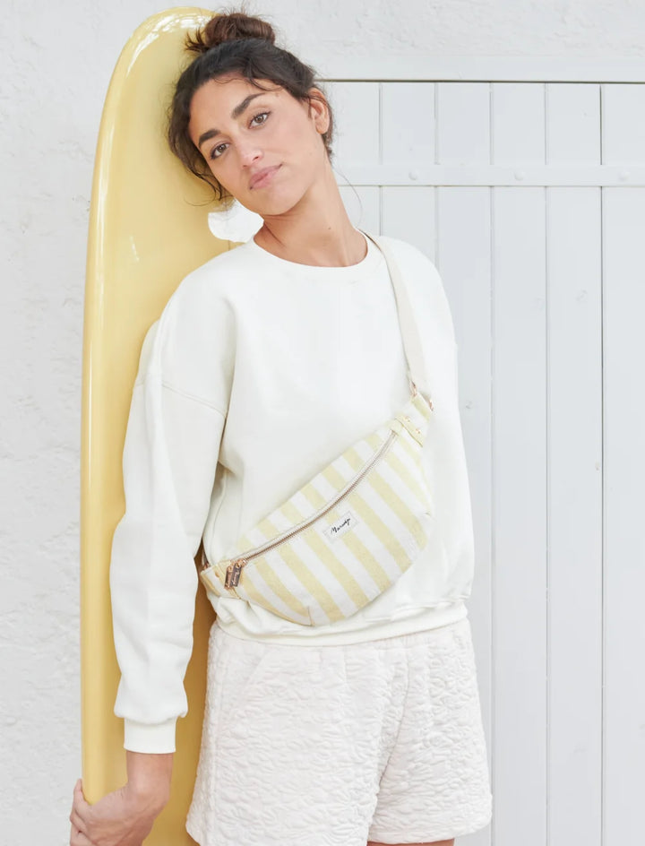 Banana Bag Striped - Nicole - مستلزمات
