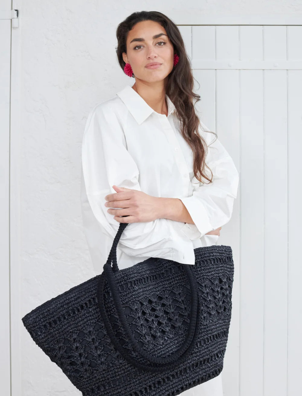 Maxi Rafia Basket  - Albertine - مستلزمات