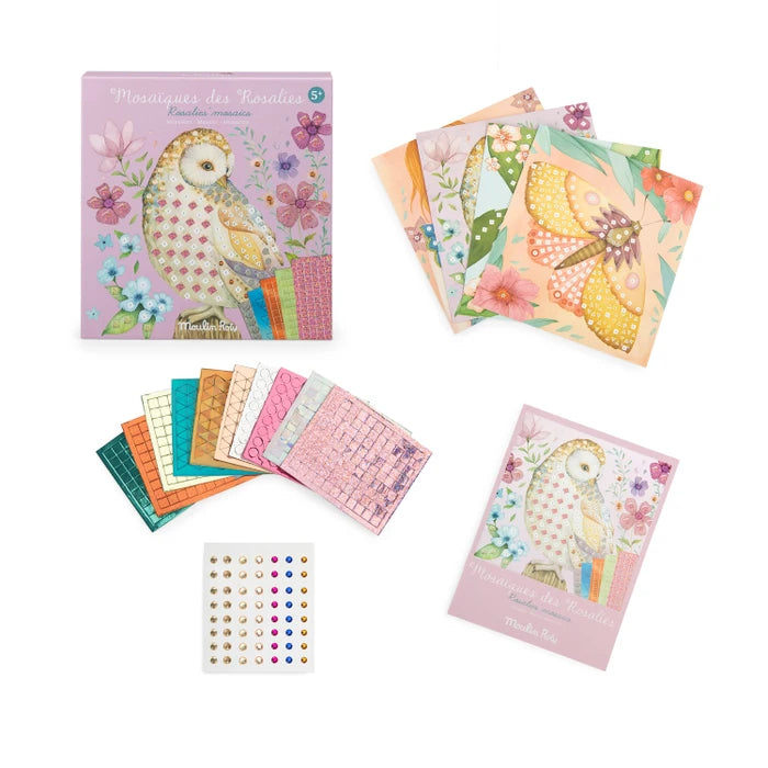 Les Rosalies Mosaic Craft Kit - ألعاب الأطفال