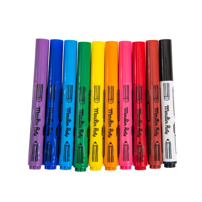 Les Popipop My First Colour Felt Pens - ألعاب الأطفال