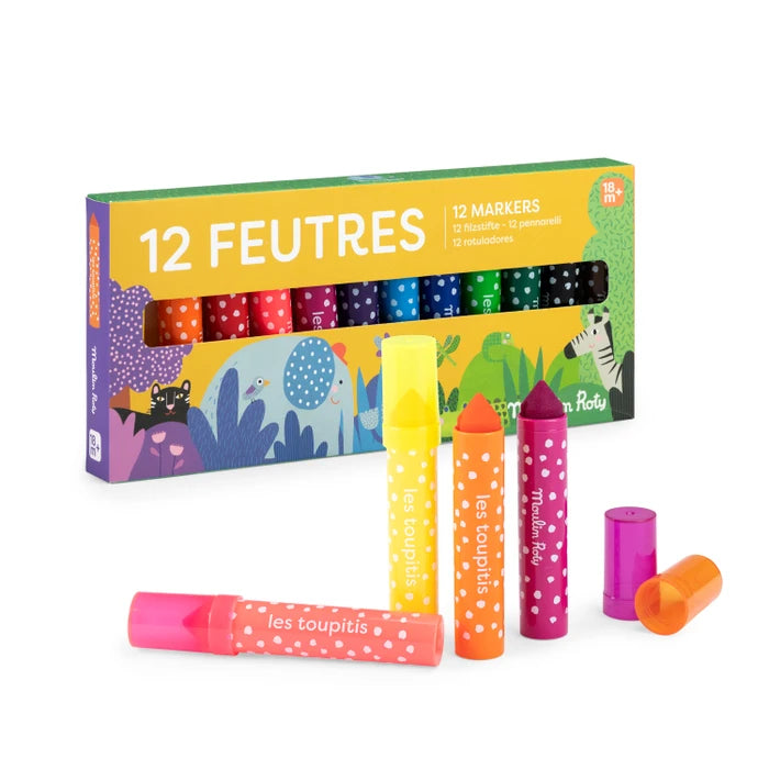 Les Topities Colour Felt Pens - ألعاب الأطفال