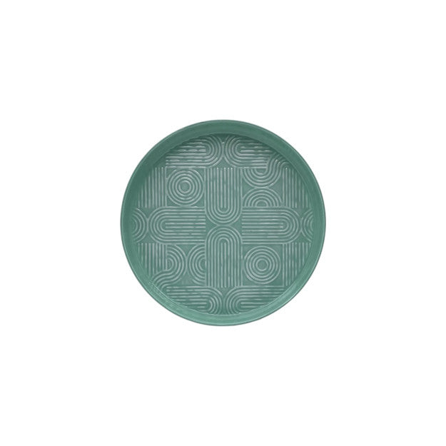Molitor embossed painted metal decorative tray
