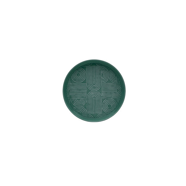 Round Metal Molitar Tray - صينية