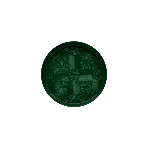 Round Metal Molitar Tray - صينية