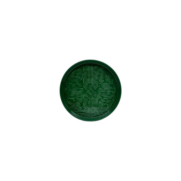 Round Metal Molitar Tray - صينية