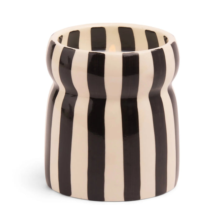 Cabana Striped Ceramic Candle   صابون