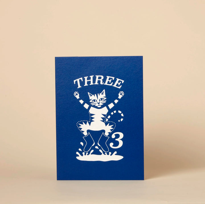 Happy Birthday Card by Number - عود ثقاب