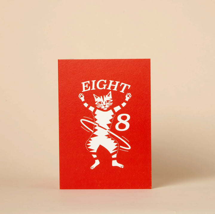 Happy Birthday Card by Number - عود ثقاب