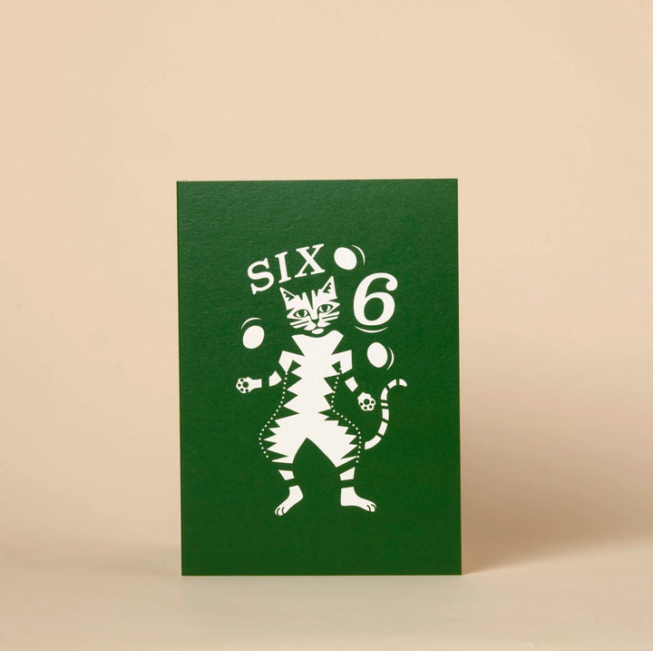 Happy Birthday Card by Number - عود ثقاب
