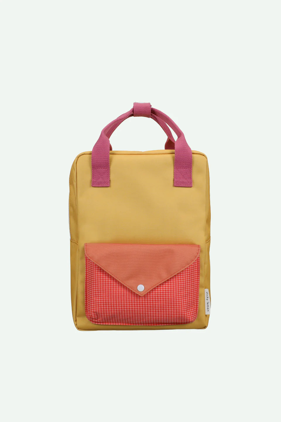 Sticky Lemon medium kids backpack colorful school bag made from recycled materials