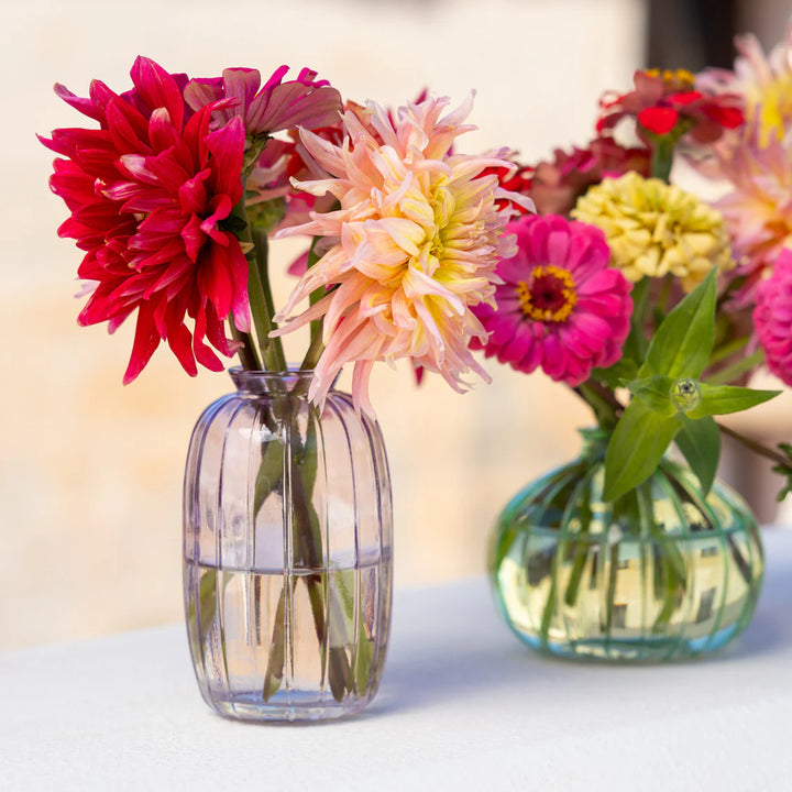 Glass Bud Vase Tall - 12cm - صينية