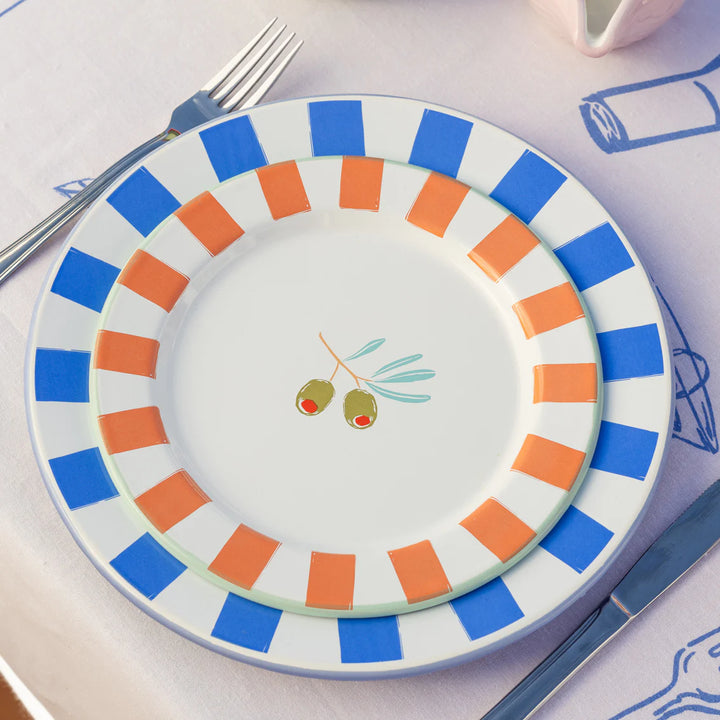 Enamel Plate 20cm - Bon Appétit  - صينية