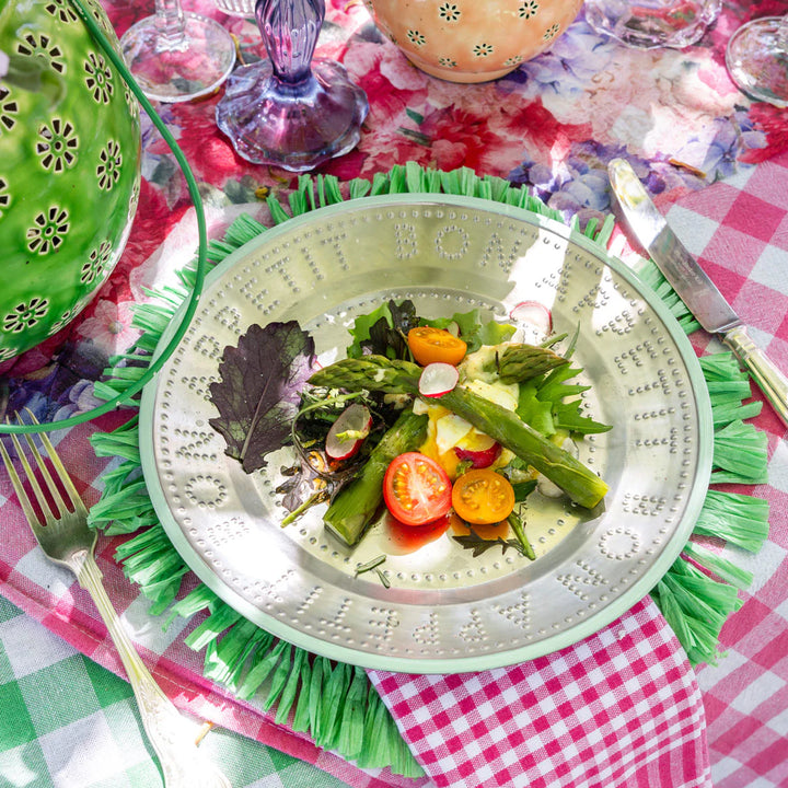 Stainless Steel Picnic Plate 25cm - Bon Appétit  - صينية