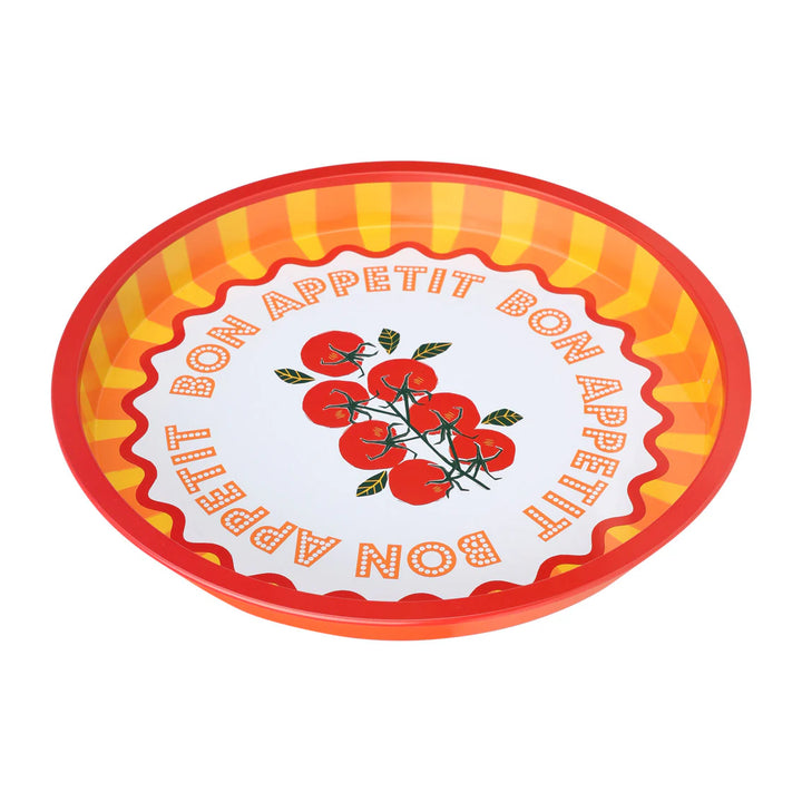 Tin Tray 31cm - Bon Appétit  - صينية