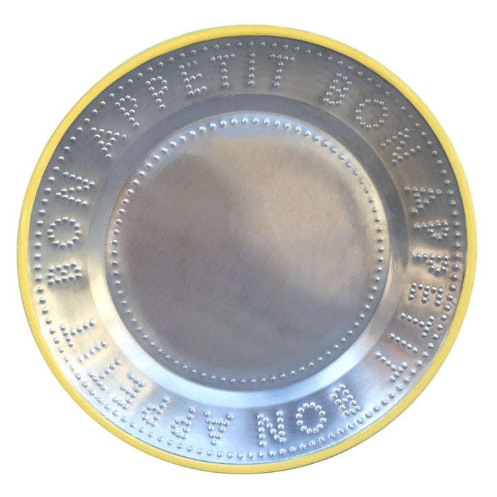 Stainless Steel Picnic Plate 25cm - Bon Appétit  - صينية