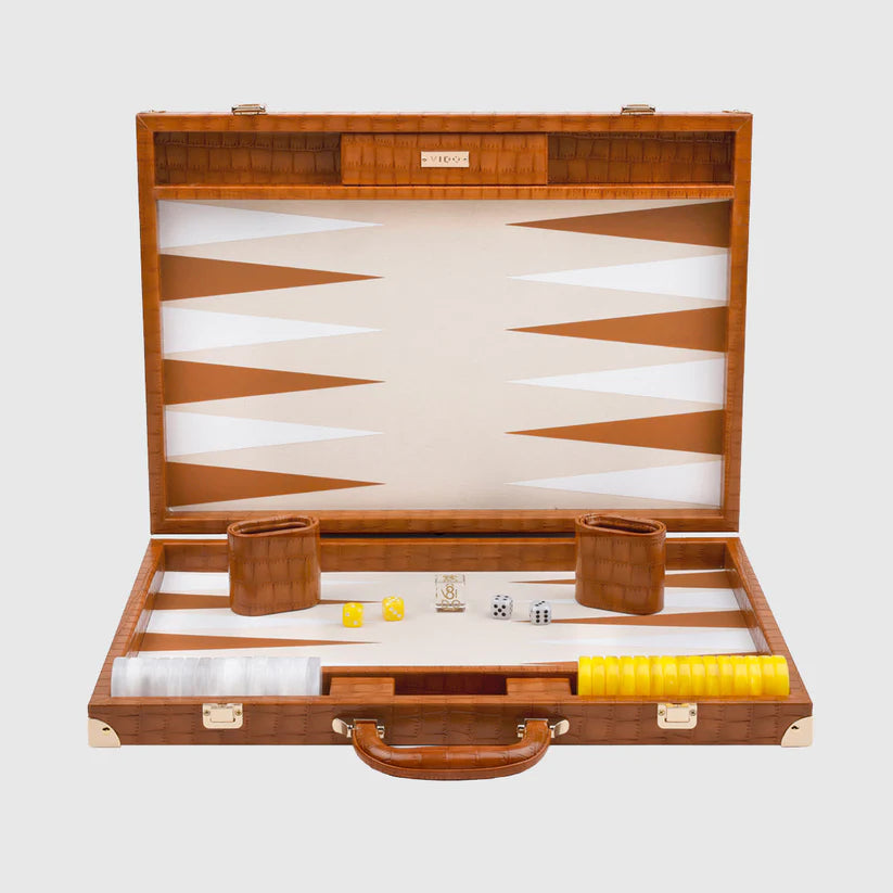 Backgammon Galuchat Jade - ألعاب الطاولة