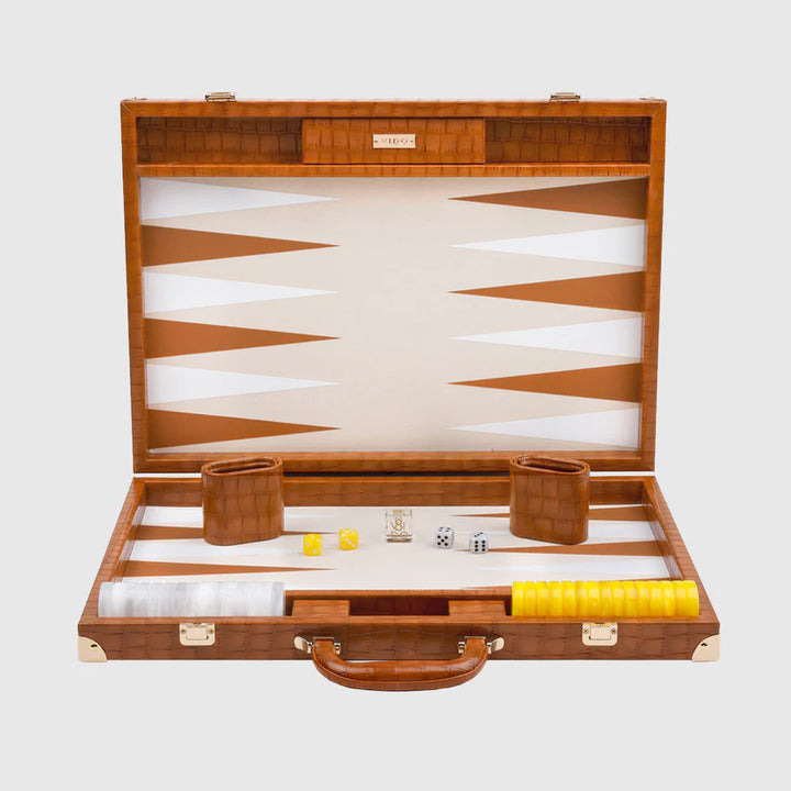 Backgammon Galuchat Jade - ألعاب الطاولة