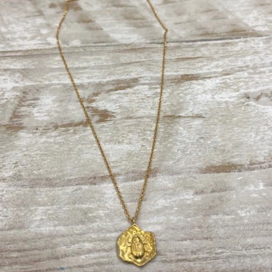 Necklace Beetle Gold - مجوهرات