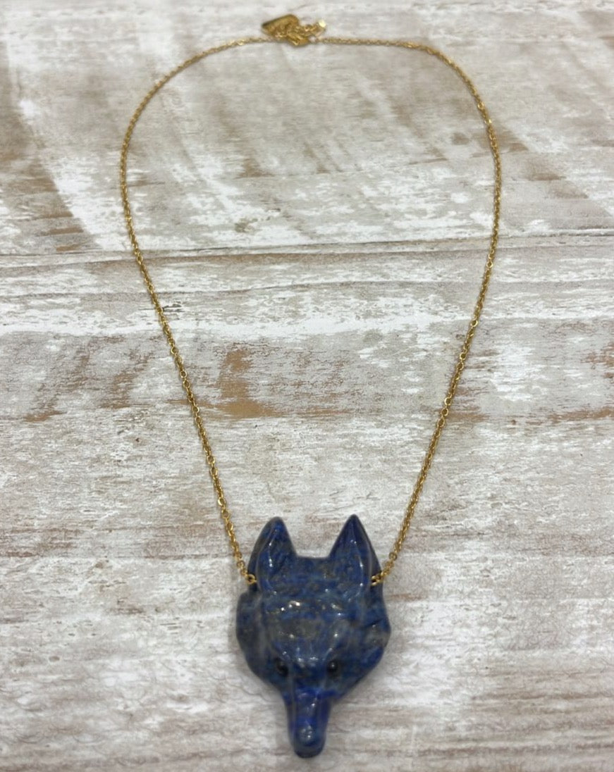 Necklace Wolf Short - مجوهرات