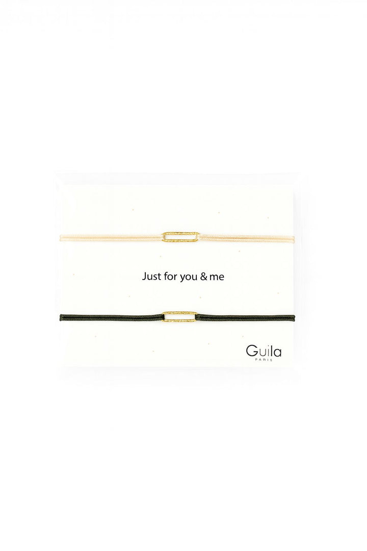 Bracelets You & Me -  Oval Embossed - إكسسوارات