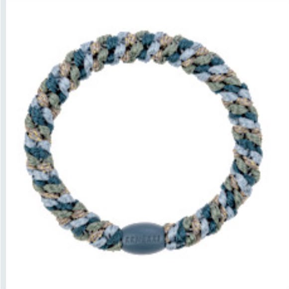 Hair Ties Mix Sage Gamo Glitter - المرن
