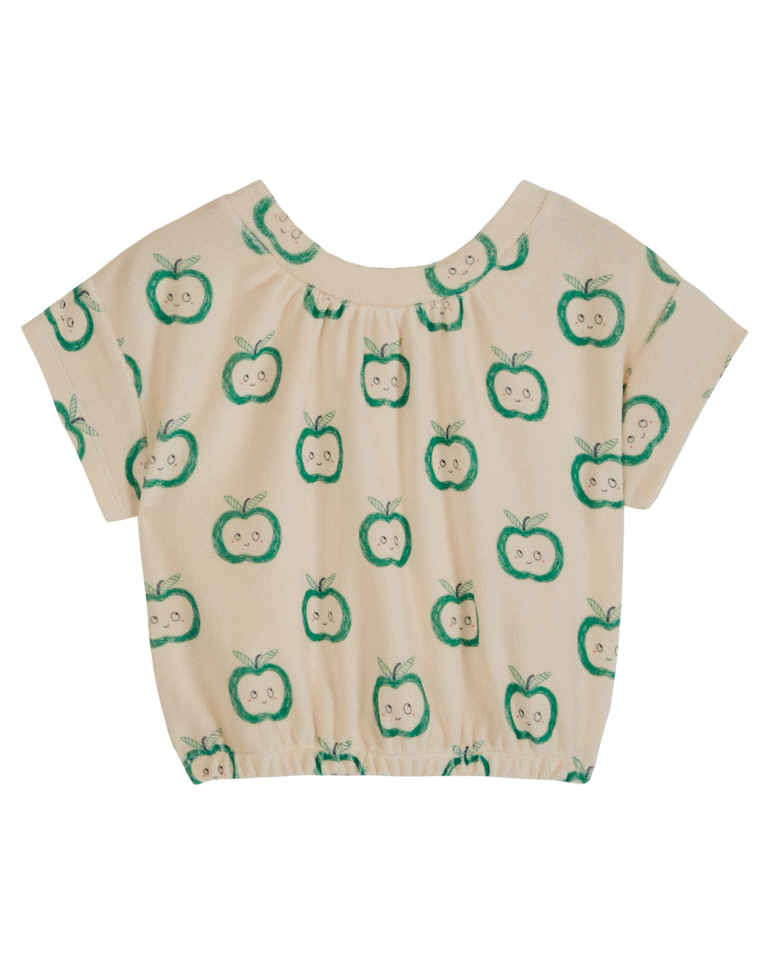 T-Shirt Girl Towelling Apple - قصيرة