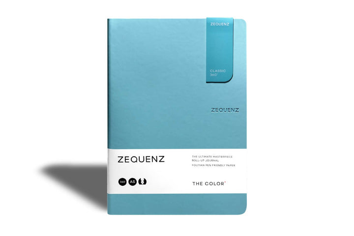 turquoise Zequenz The Color A5 journal notebook ruled