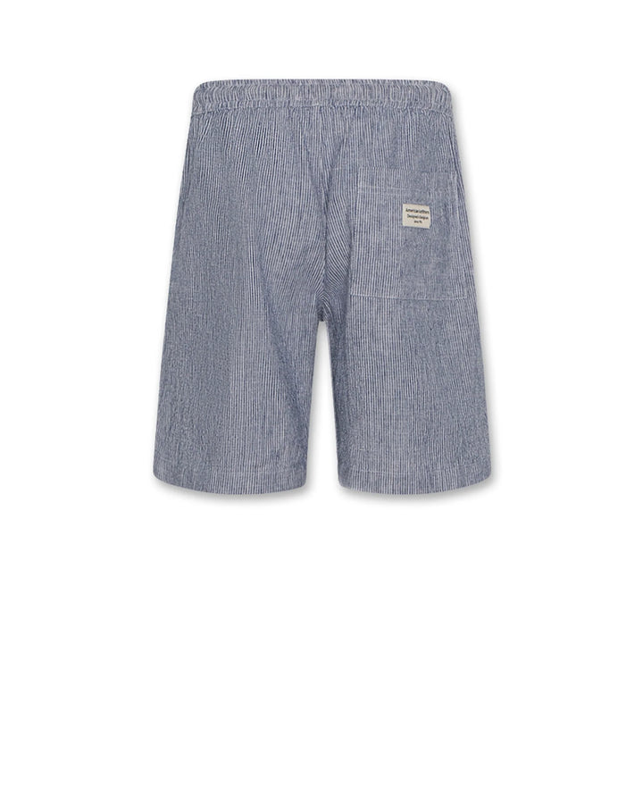 boys cobalt blue shorts with drawstring waist

