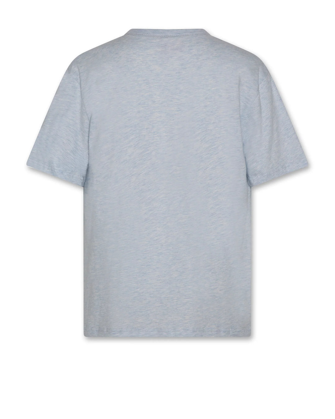 boys heather light blue t-shirt with red lobster print
