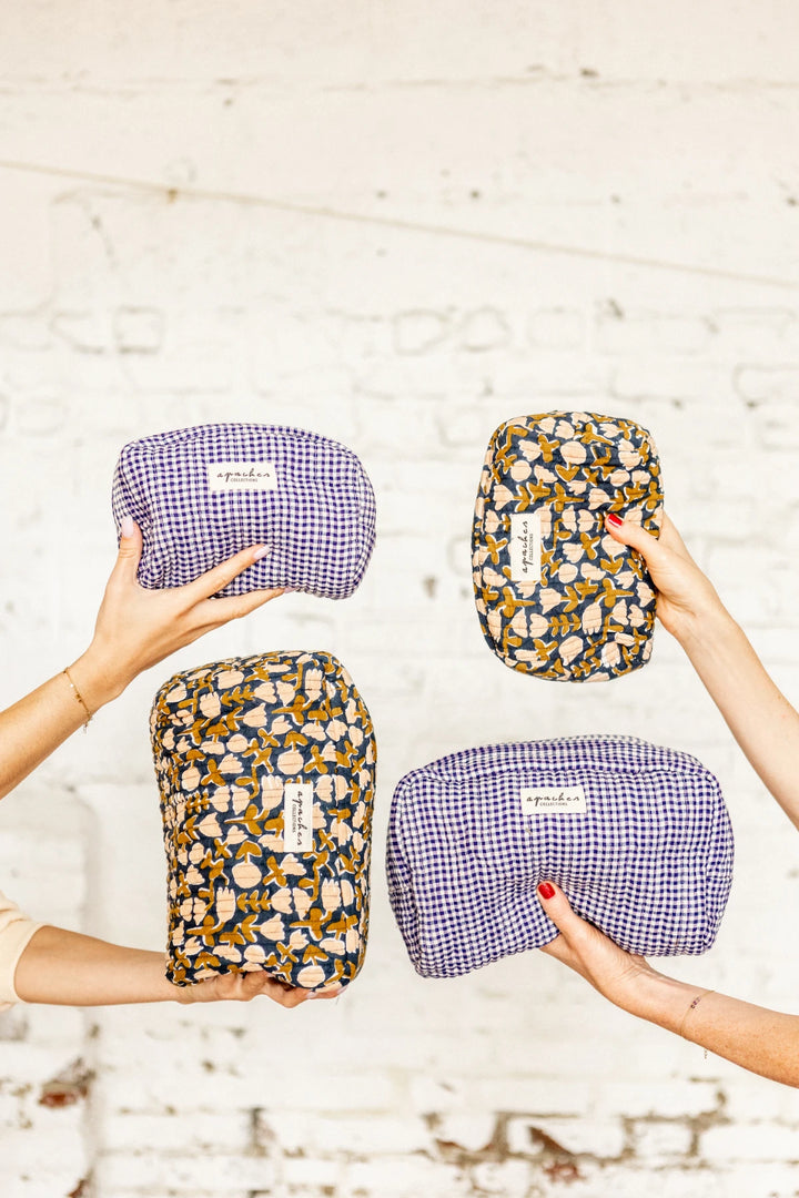 Cosmetic Bag Gaya - Khadi Violet - مريلة