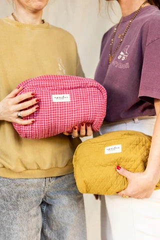 Cosmetic Bag - Khadi Fuchsia - مريلة