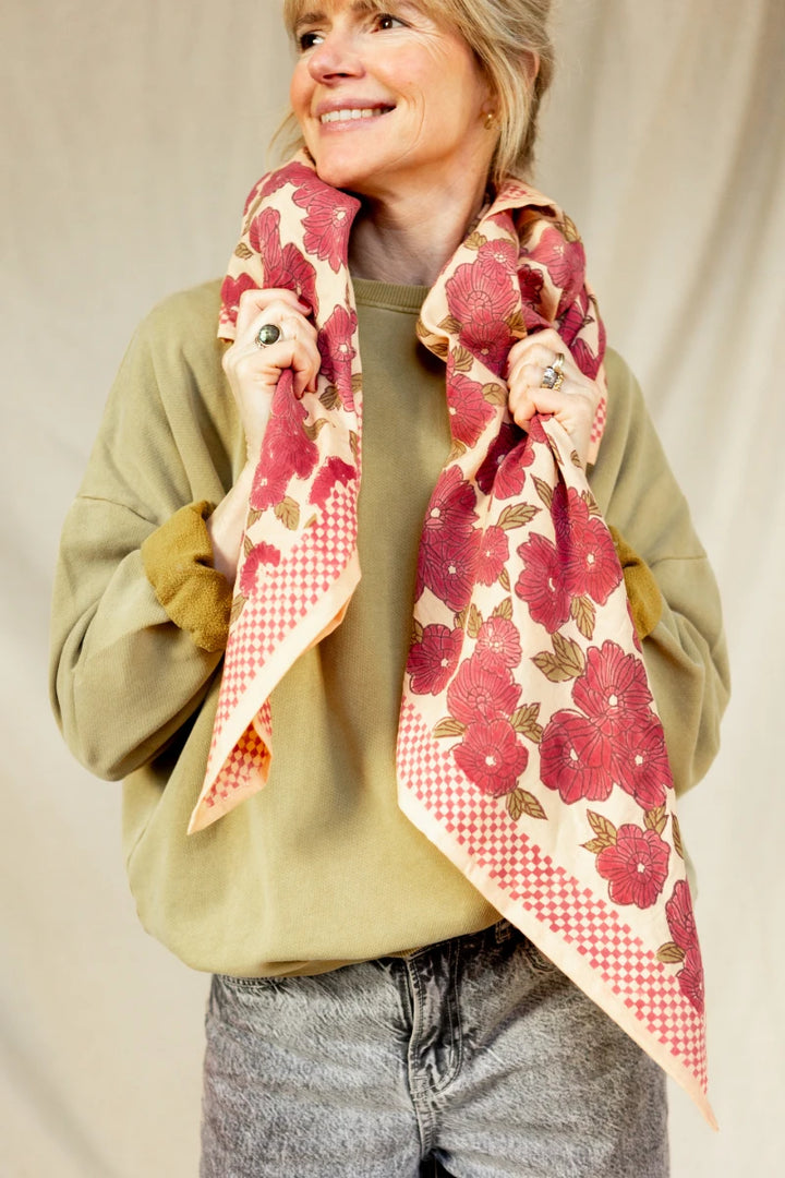 Scarf - Bloom Macadamia - وشاح
