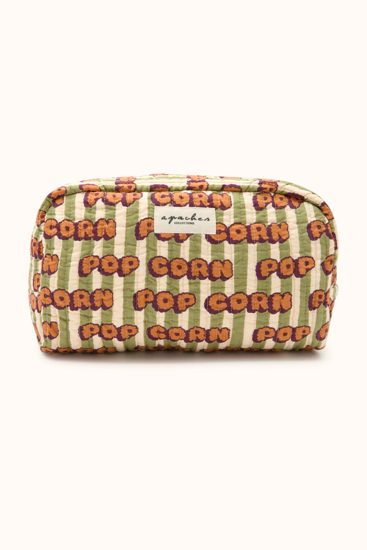 Cosmetic Bag Gayane - Pop Corn Olive - مريلة