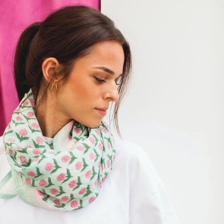 Scarf "Lotus" Mint - وشاح