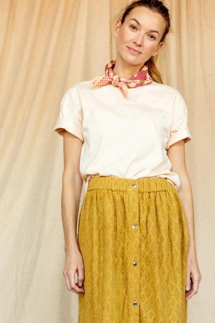 Scarf - Bloom Macadamia - وشاح