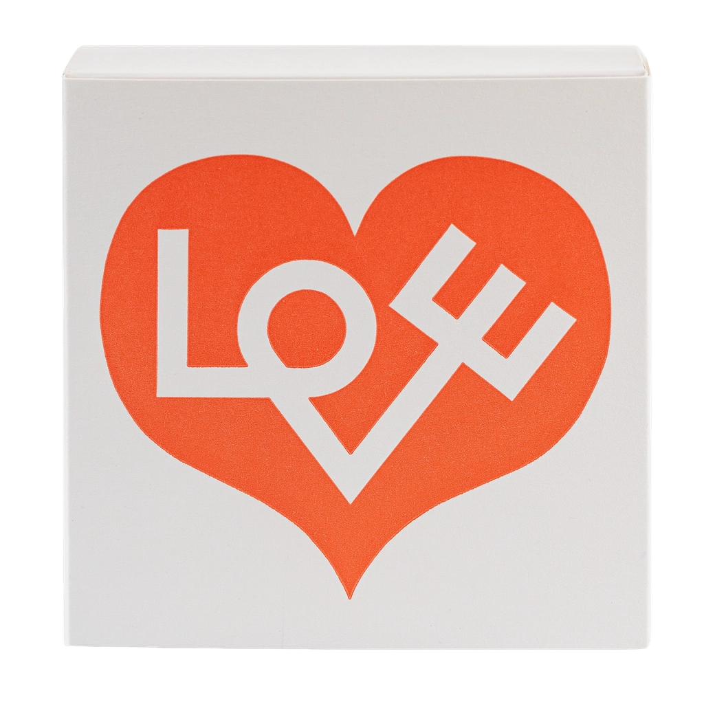 Archivist Love Heart luxury decorative matchbox with romantic pink heart design