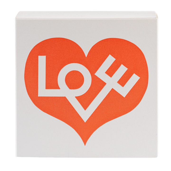Archivist Love Heart luxury decorative matchbox with romantic pink heart design