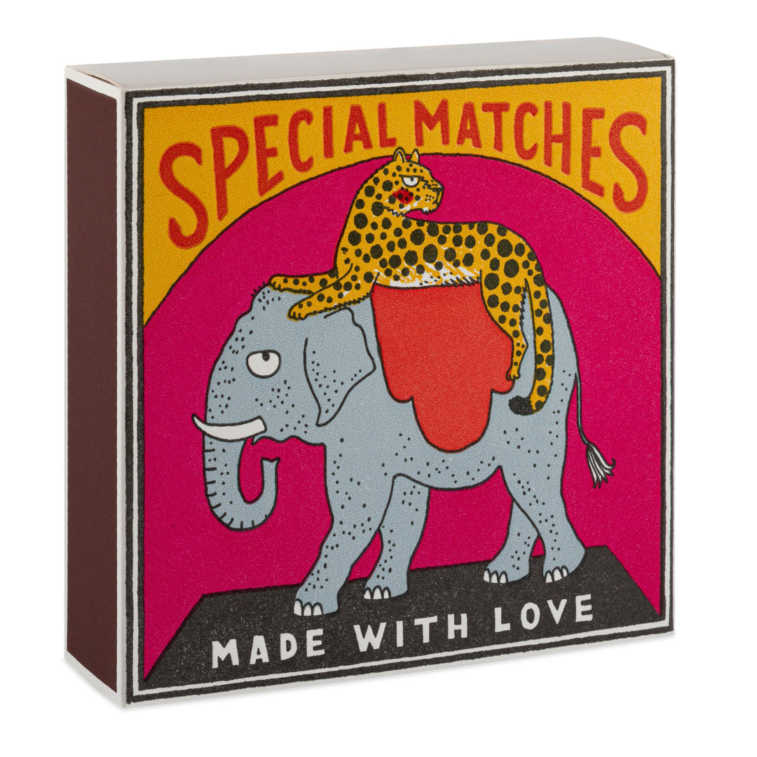 Square Matchbox - Charlotte Farmer Elephant - عود ثقاب