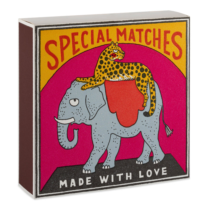 Square Matchbox - Charlotte Farmer Elephant - عود ثقاب