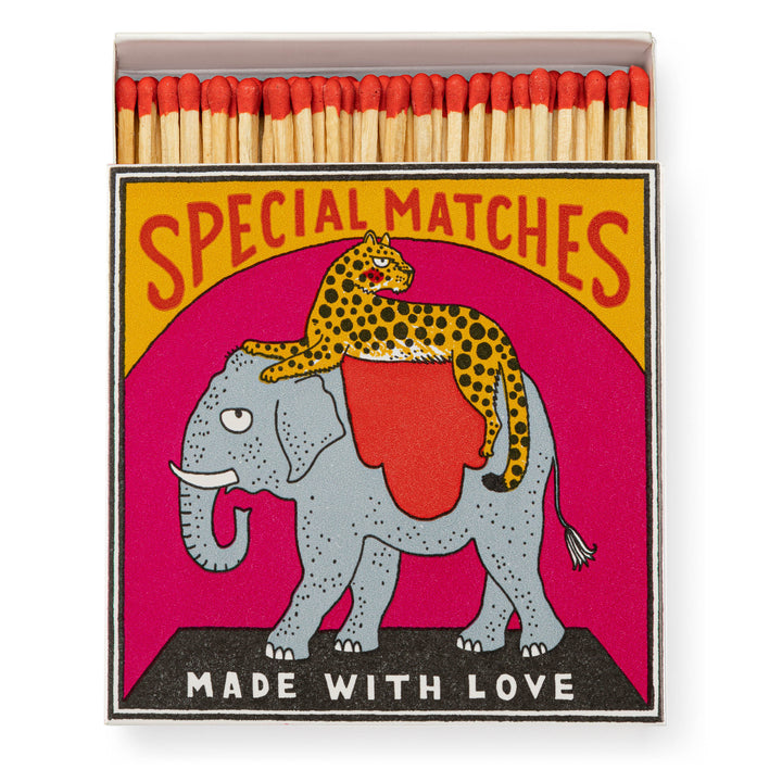 Square Matchbox - Charlotte Farmer Elephant - عود ثقاب