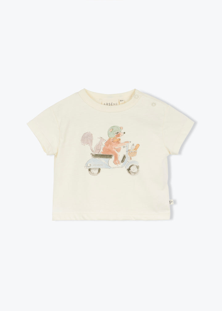 T-Shirt Baby Boy Scooter Facinet - فستان