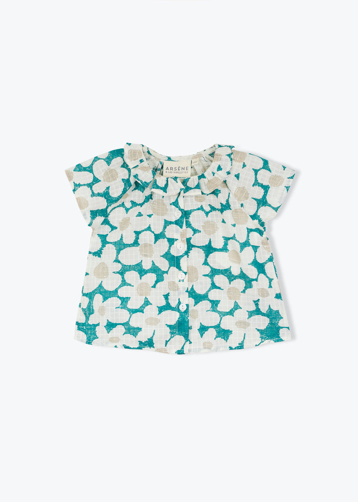 Blouse Baby Girl Faina Green - فستان