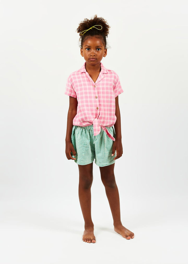 Blouse Girl Fleurande Pink - يلهث