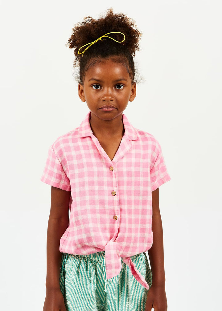 Blouse Girl Fleurande Pink - يلهث