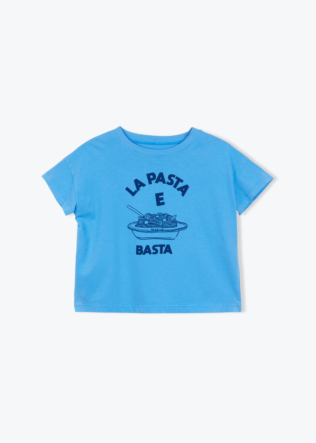 T-Shirt Boy Pasta E Basta Blue Fabrizio - قميص