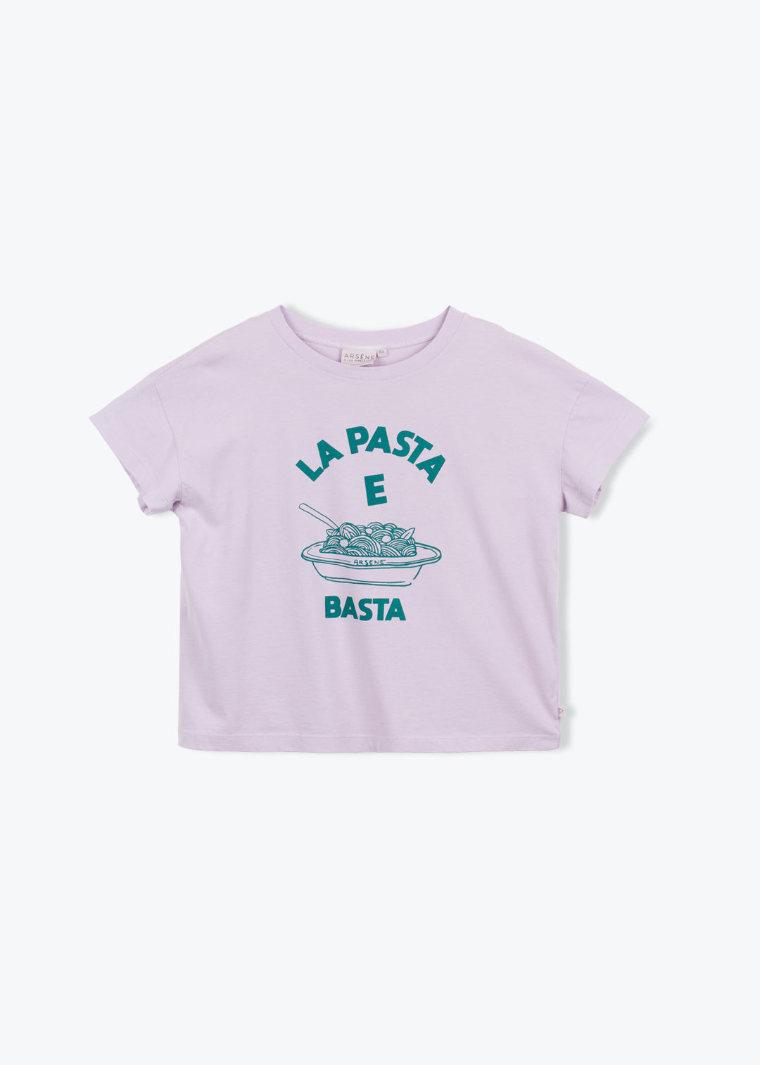 T-Shirt Boy Pasta E Basta Lavander Fabrizio - قميص