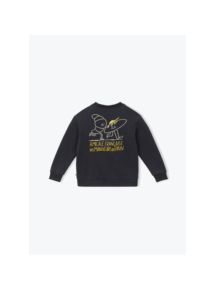 Arsène et les Pipelettes Bread Eater organic cotton kids sweatshirt