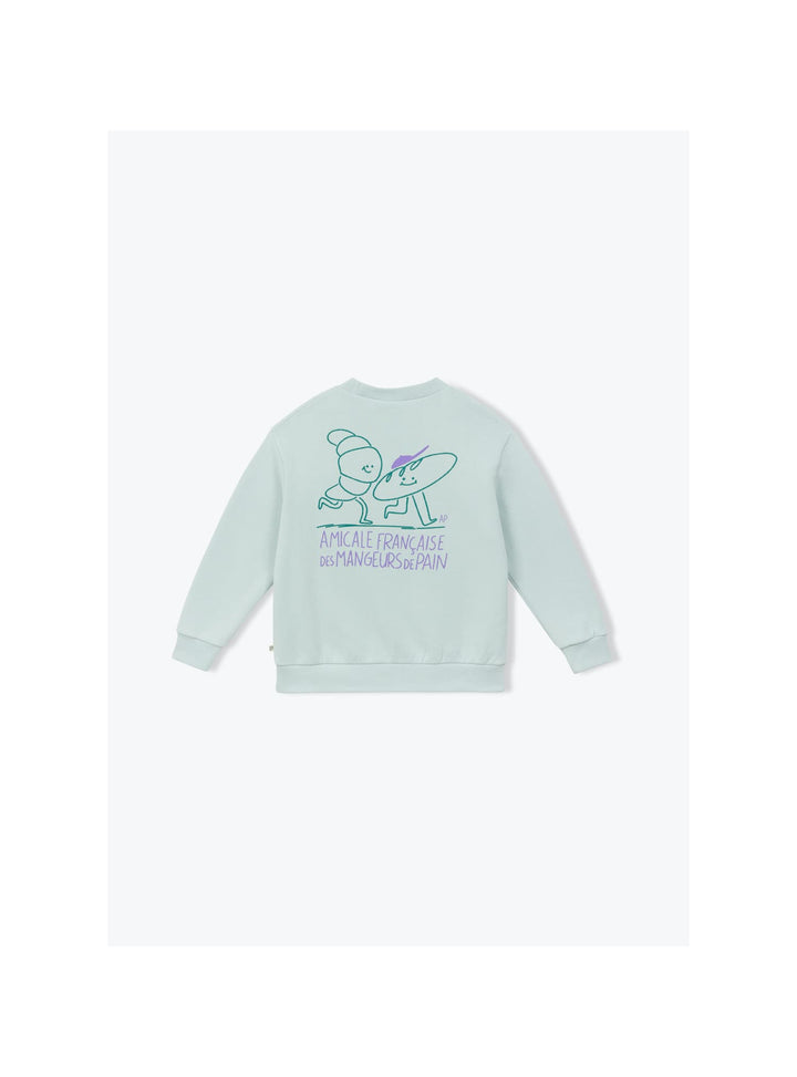 Arsène et les Pipelettes Bread Eater organic cotton kids sweatshirt