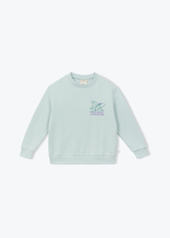 Arsène et les Pipelettes Bread Eater organic cotton kids sweatshirt